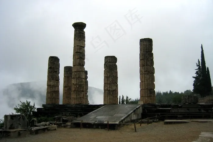 希腊-德尔斐：阿波罗神庙和链条祭坛