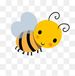可爱小蜜蜂,免抠元素