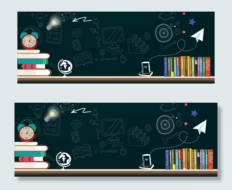 卡通教育培训banner背景图片素材40001458pxpsd模版下载