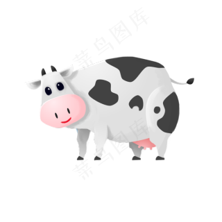 卡通奶牛图片