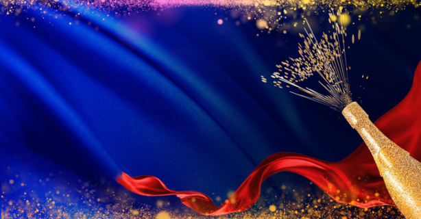 商务简约企业答谢酒会黑金背景(1920*800px )psd模版下载 - 菜鸟图库