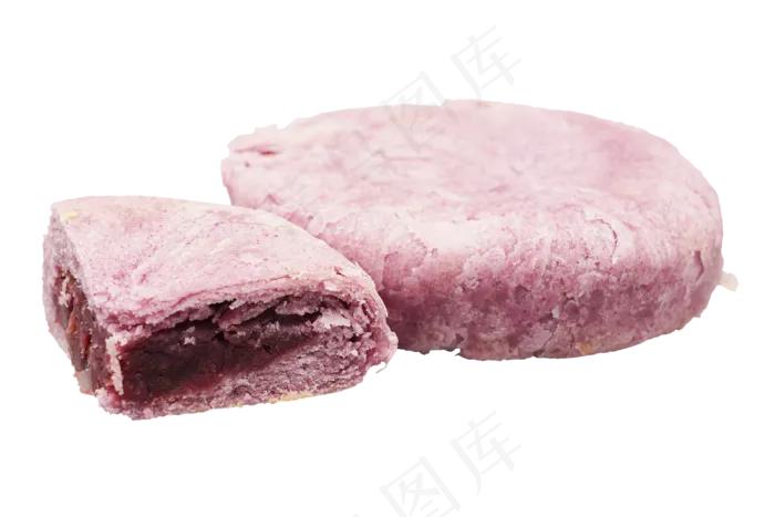 紫薯鲜花饼