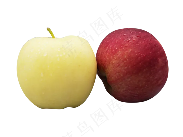 黄苹果和红苹果