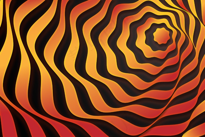 迷幻性视错觉背景epsai矢量模版下载