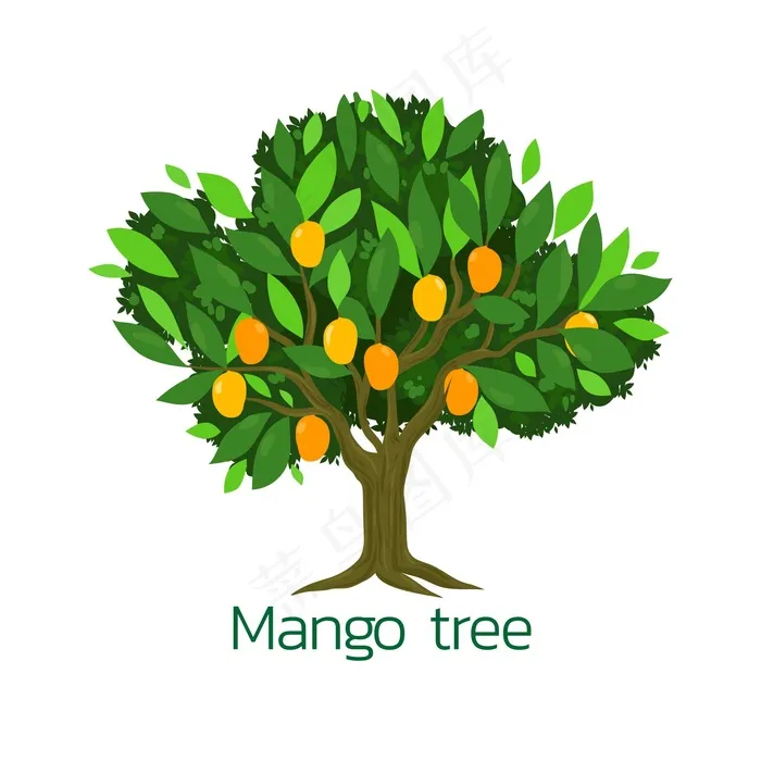 芒果树平面设计图