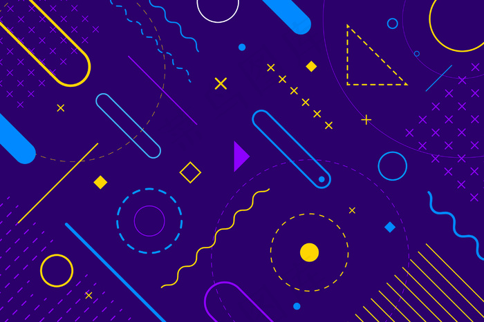 平面设计几何图形背景eps,ai矢量模版下载