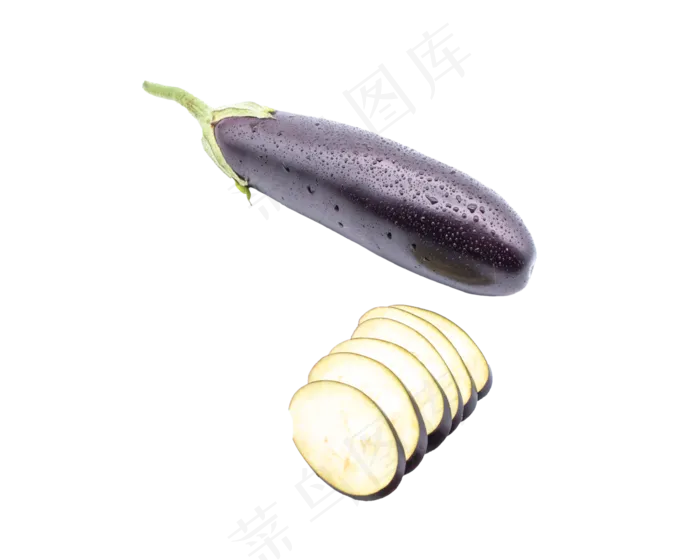 紫色长茄子蔬菜