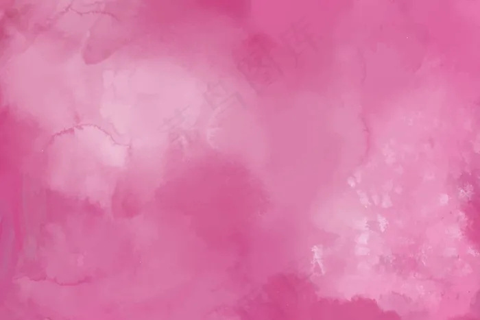 粉红色斑点的水彩画背景