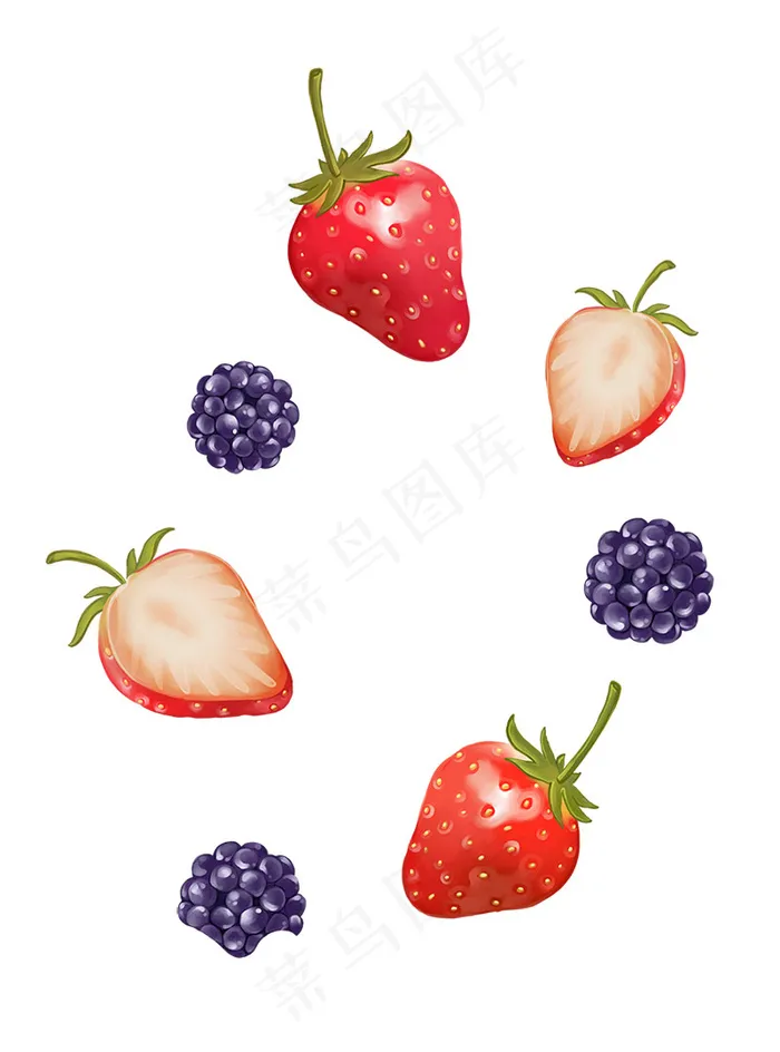 草莓 水果 桑葚