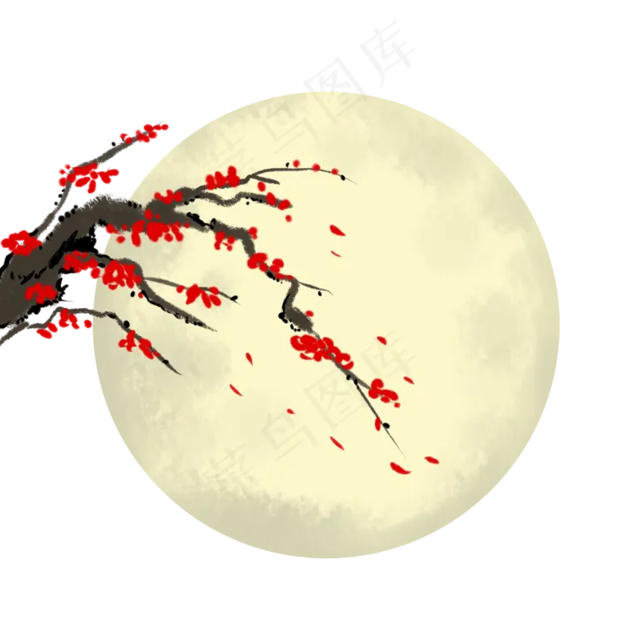 月亮梅花节日
