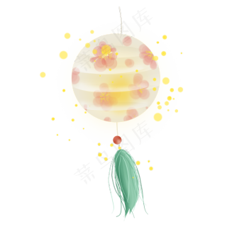 元宵节中秋节天灯免抠素材20002000px300dpipsd模版下载