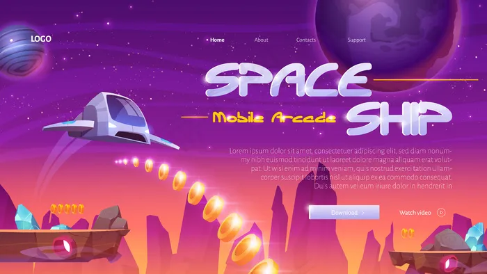 宇宙火箭飞船手机游戏网站
