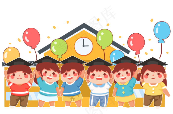 本素材作品名称为小宝宝幼儿园毕业