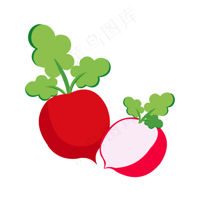 切开的红萝卜20002000px300dpiai矢量模版下载