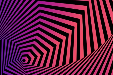 带条纹的幻觉效果背景epsai矢量模版下载