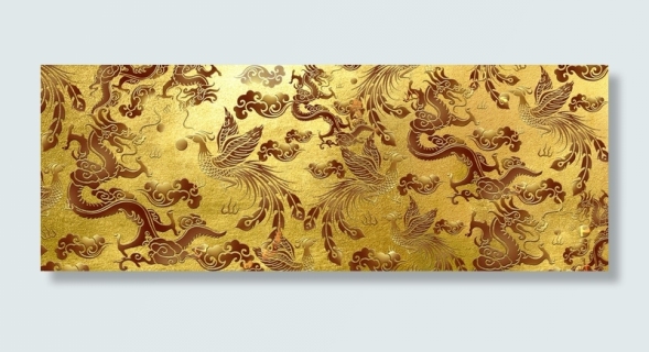 凤凰祥云龙凤呈祥图片psd模版下载