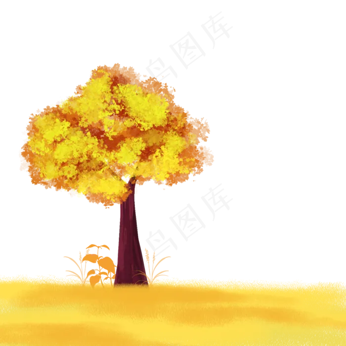 秋季风景树木