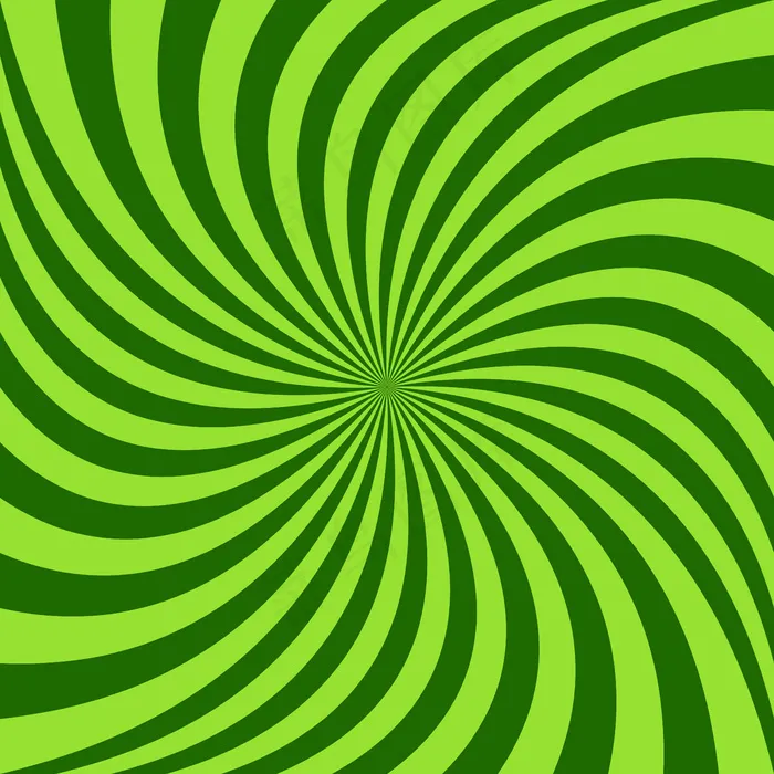 基于绿色旋转射线的螺旋射线背景矢量设计