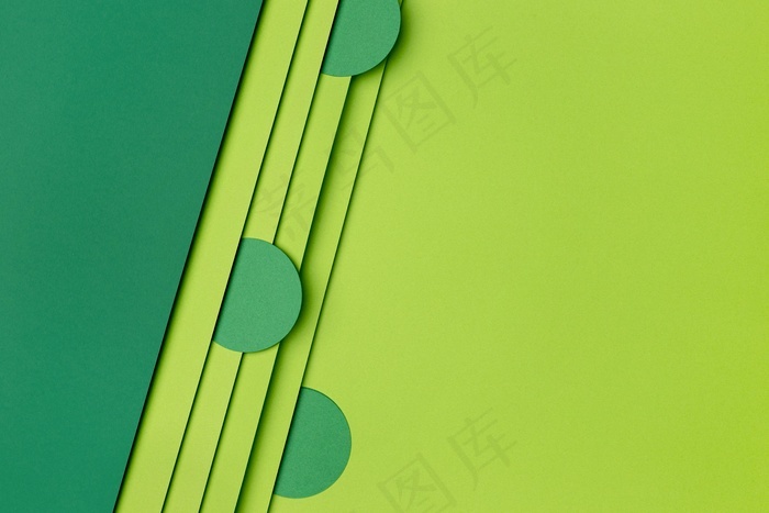 本素材作品名称为深绿色和浅绿色纸张背景,素材编号是