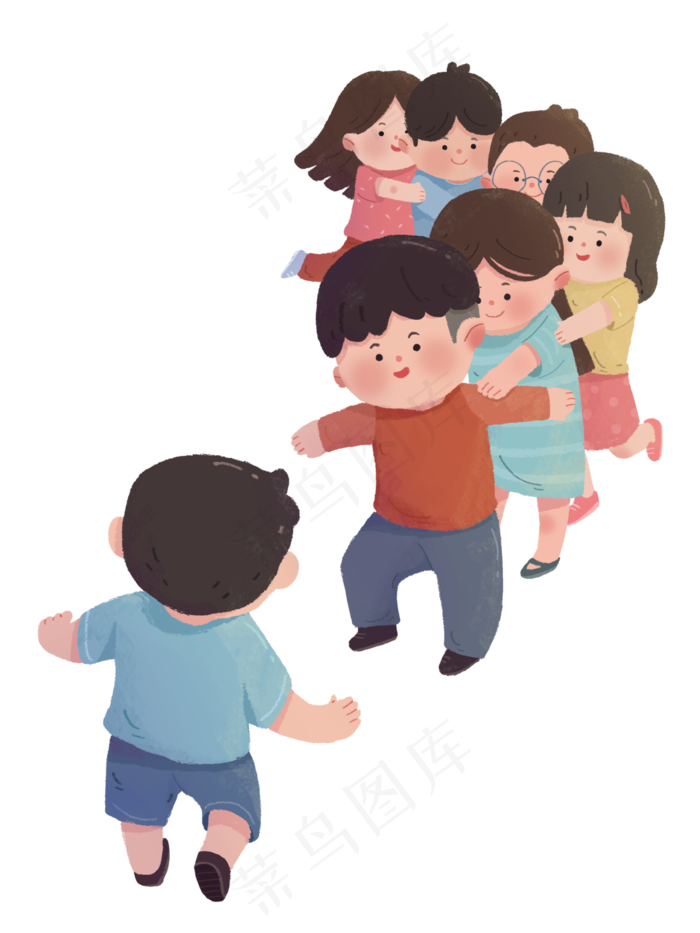 儿童游戏老鹰捉小鸡3000x4000dpi300psd模版下载