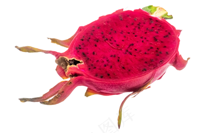 半个红心火龙果2500x3000dpi300psd模版下载