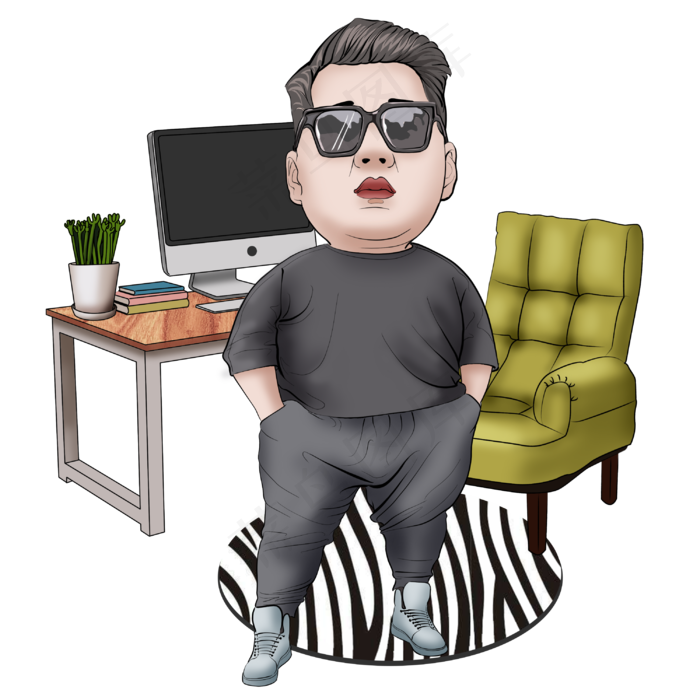 光棍节胖胖宅男63000x3000dpi132psd模版下载