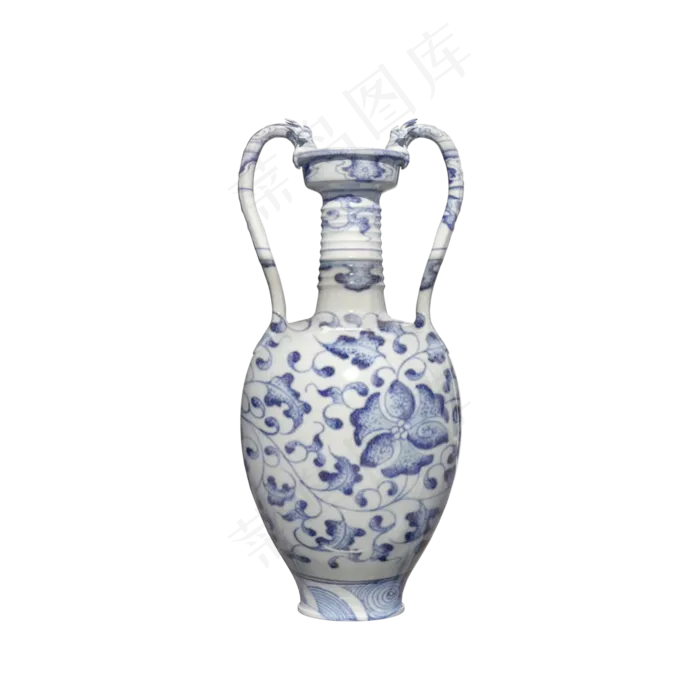 古董花瓶青花瓷器,免抠元素