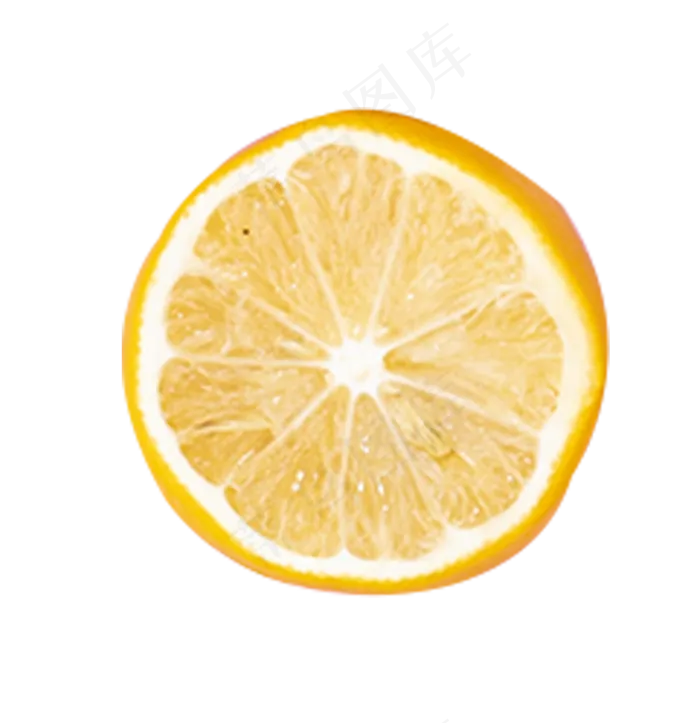 水果柠檬一片
