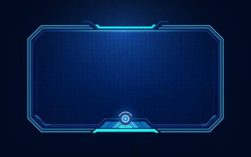 hud,ui,gui未来用户界面屏幕元素.高科技屏幕