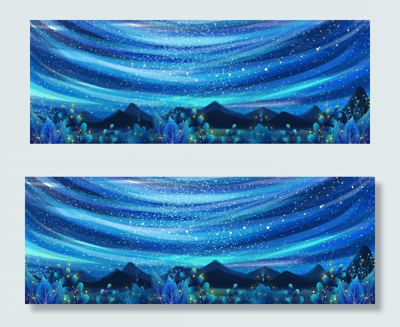 欧式梦幻星空画册海报矢量背景素材1920700pxai矢量模版下载