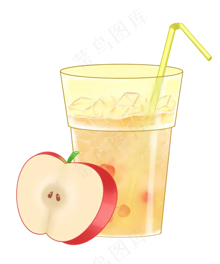 美味夏季苹果汁