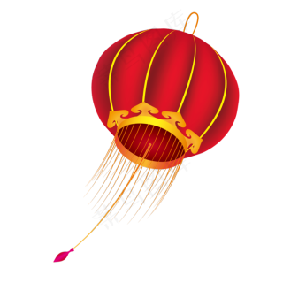 新年矢量元素灯笼矢量免抠png图片
