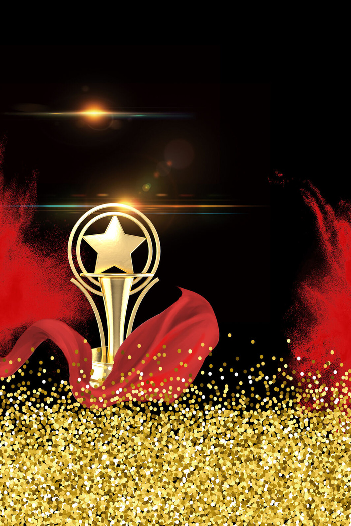 黑金大气高考冲刺创意海报设计背景模板(3545*5315px )psd模版下载