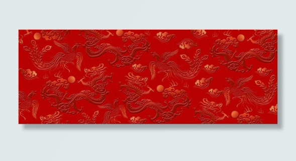 凤凰祥云龙凤呈祥图片psd模版下载