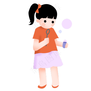 jpg在大自然中享受肥皂泡的乐趣免费格式: cdr卡通 矢量 儿童 女娲