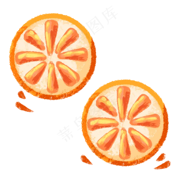 桔子橘子橘色橘红水果