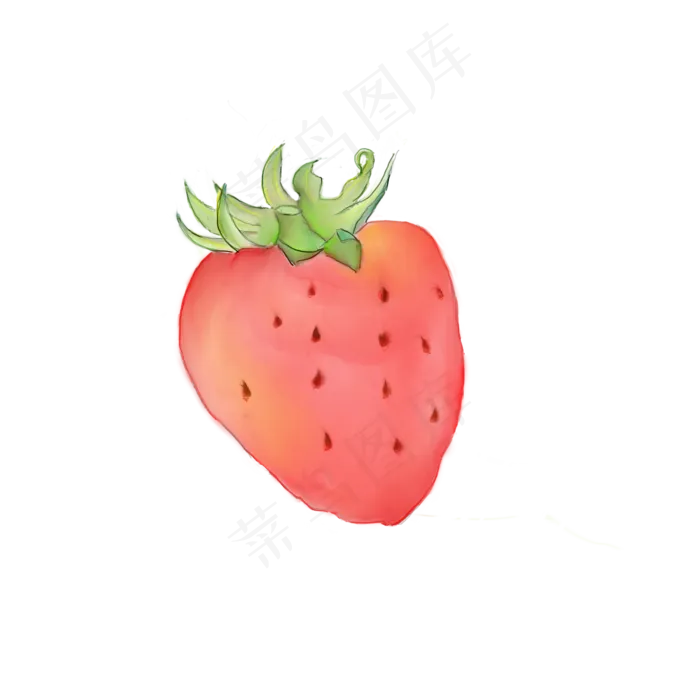 草莓水果图案装饰食物