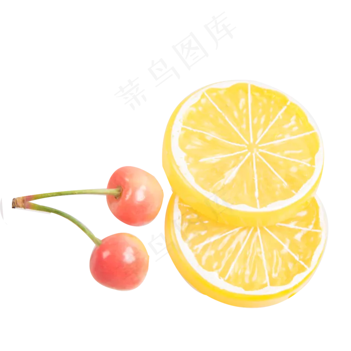黄色柠檬樱桃