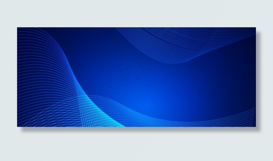 几何线条蓝色渐变大气商务背景