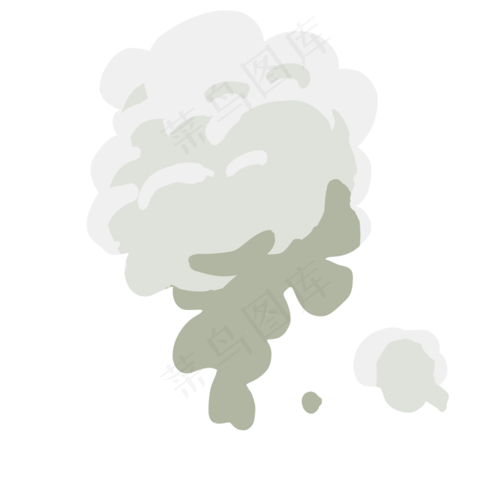 一团创意烟雾笔刷20482048px72dpipsd模版下载