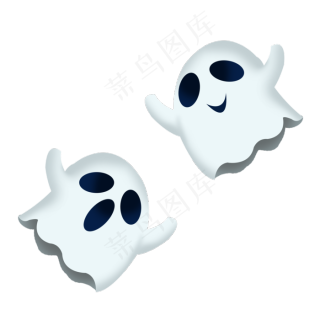万圣节鬼魂幽灵,免抠元素