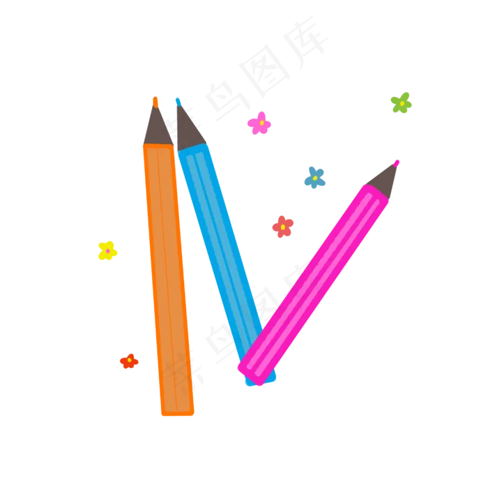 儿童彩色铅笔手绘简笔画