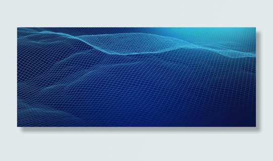 网格科技感抽象地面线条banner背景