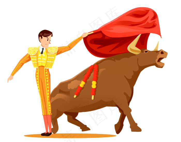 西班牙斗牛士(2800x2200(dpi:300))psd模版下载