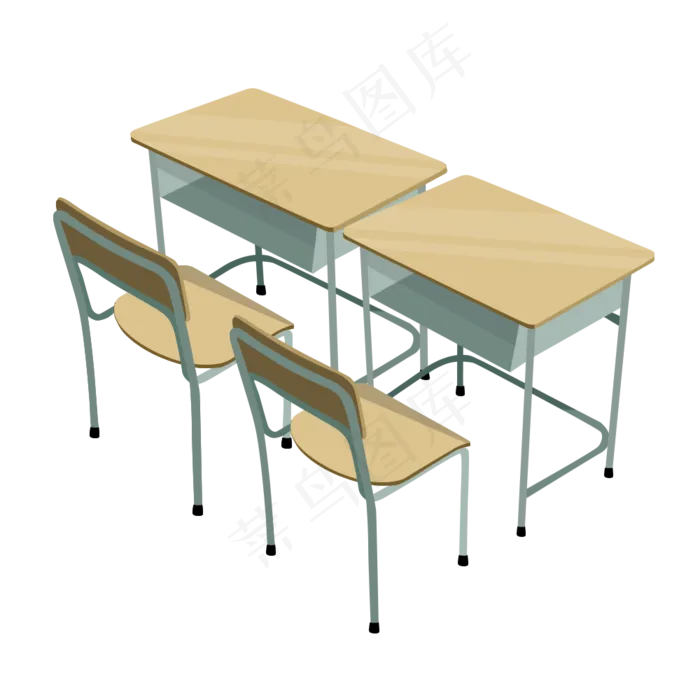 教室桌椅板凳课桌凳子毕业季学生
