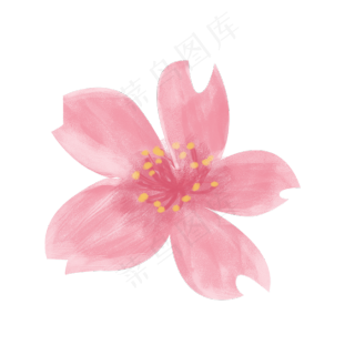 可爱的渐变樱花花瓣背景epsai矢量模版下载