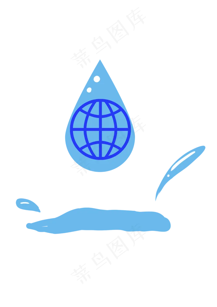 世界地球日保护环境节约地球用水