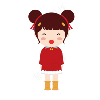 中国风福娃年画娃娃配图28801620px300dpi