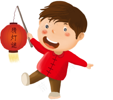 元宵节红色灯笼插画免抠元素2000x2000dpi300psd模版下载