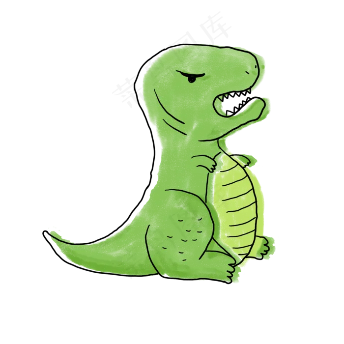 绿色可爱小恐龙